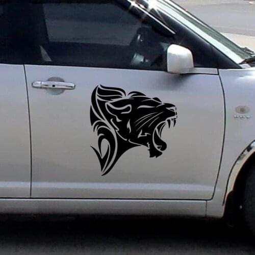 Lion Decal Cougar Car Sticker Car Posters Vinyl Wall Decals Decor Mural Wild Animal