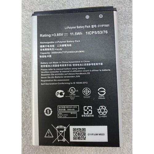 HST New Battery 3000mAh C11P1501 For ASUS ZenFone2 Battery Laser ZE550KL ZE601KL Z00LD Z011D ZD551KL Z00UD 2 5.5"/6