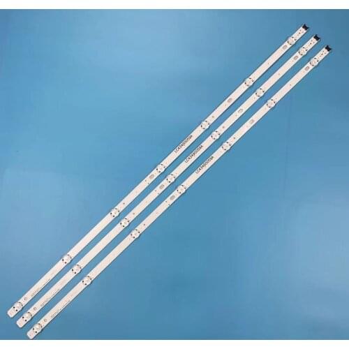 New 3 PCS 7LED LED Backlight strip for LG 43UK6400 43uk6090 43UK6200 43UK6300 LC43490086A 303LG430003 LC43490089A 3PCM00785A