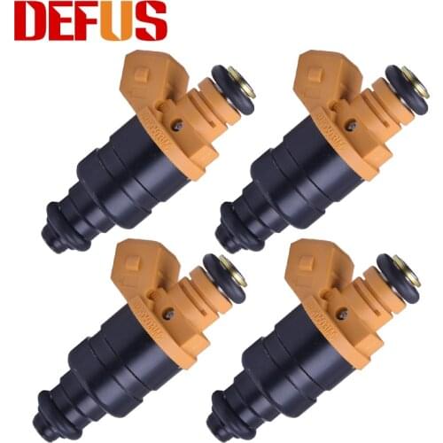 DEFUS New Arrival 4x Fuel Injector Nozzle OEM 037906031AC For Au-di A4 A6 VW Passat 2.8L Bico Injetor High Quality 078133551BA