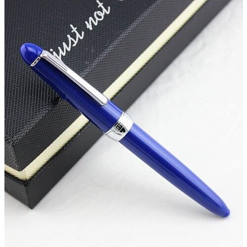 Jinhao 599 Transparent 22 Colors Student Fountain Pen School Office Business Calligraphy Ink Writing Pens Stationery Supplies