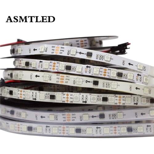 WS2811 led pixel strip light Programmable individually RGB DC 12V led band led stripe neon light tape ribbon lamp IP30/IP65/IP67
