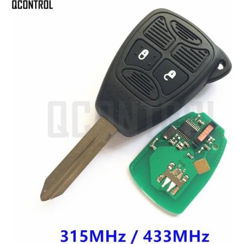QCONTROL Car Remote Key for JEEP Commander Patriot Compass Grand Cherokee Liberty Wrangler 315MHz / 433MHz