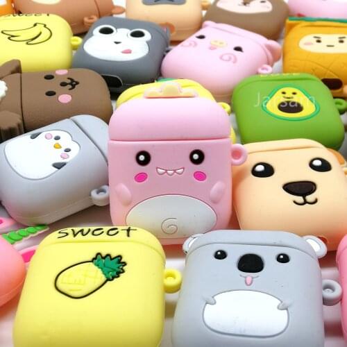 Hero Cartoon Wireless Case For AirPods Silicone Charging Headphones Cases For Air pods 2 Protective Cover
