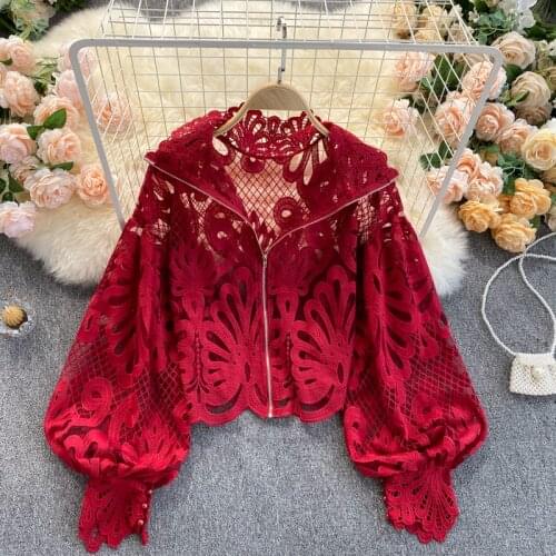 Yipn. igacoyou Stand-up Collar Blouses