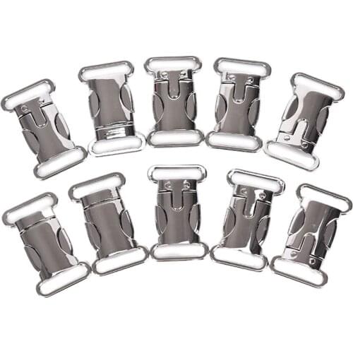 1Pc Large Metal Safety Quick Release Buckle Dog Collar Paracord Personal Security lock Pet Accessory