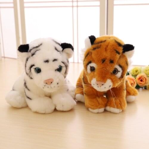 1PC Simulation Soft Stuffed Animals Tiger Plush Toys Pillow Animal Peluche Doll Cotton Kids Brinquedo Toys For Children Gift