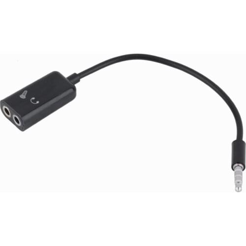 2019 hot sell 3.5mm Headphone Microphone Stereo Audio Splitter Adapter Cable dropshipping Drop Shipping