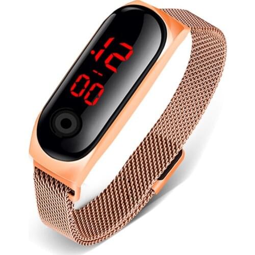 2020 Women Top Brand Luxury LED Digital Watch Fashion Watches for Women Digital Electronic Women Watch LED Wristwatch Hodinky