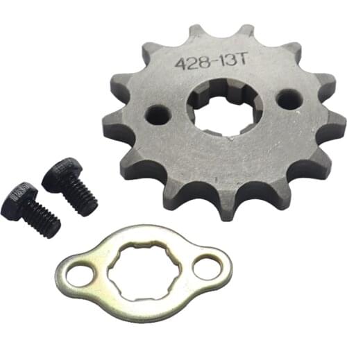 428 13 Tooth 17mm 20mm Front Engine Sprocket for Stomp YCF Upower Dirt Pit Bike ATV Quad Go Kart Moped Buggy Scooter Motorcycle