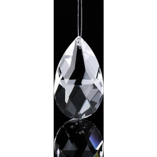 5Pcs/lot 50mm Prisms Multi Faceted Beads Chandelier Crystal Faceted Glass Crystal