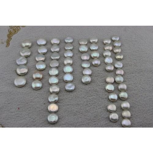 9-17mm Big Size Natural Freshwater Pearl Beads, Loose Button Pearl Baroque Beads, Fashion Women Jewelry DIY Accessories