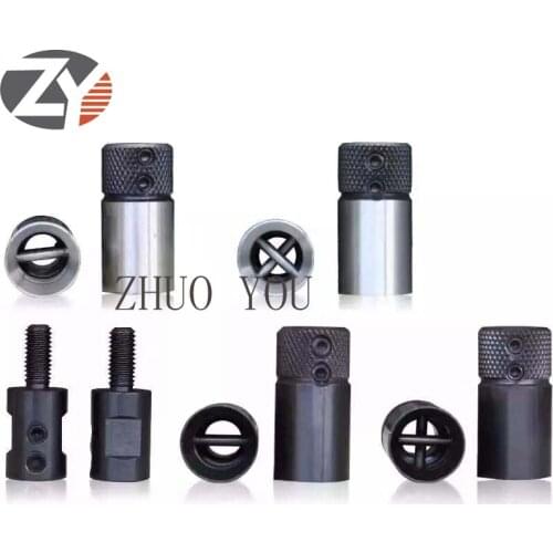 Quick joint drill sleeve for woodworking machine, sleeve base, cross sleeve drill bit row drill clamp