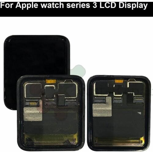 For Apple Watch Series 3 LCD Display Touch Screen Digitizer 38mm/42mm Pantalla Replacement For Apple Watch 3 LCD+Tempered Glass