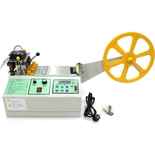 Hot And Cold Cloth Belt Cutting Machine Magic Adhesive Tape Zipper Webbing Machine Elastic Belt Automatic Cutting