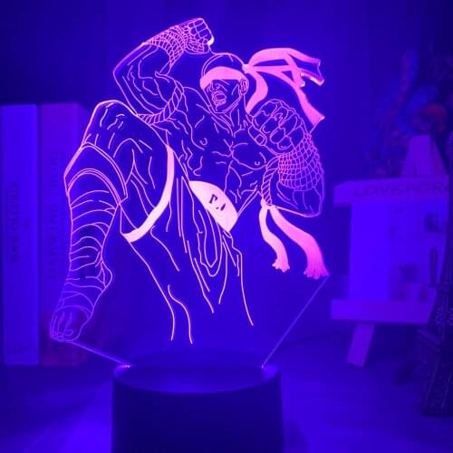 Game LoL The Blind Monk Figure Led Night Light Boys Friend Birthday Gift Cool Kids Bedroom Table Lamp League of Legends Lee Sin