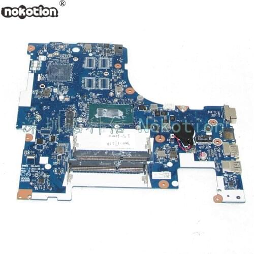 NOKOTION BMWD1 NM-A491 Main board for lenovo ideapad 300-17ISK laptop motherboard SR2EY I5-6200U DDR3L full test