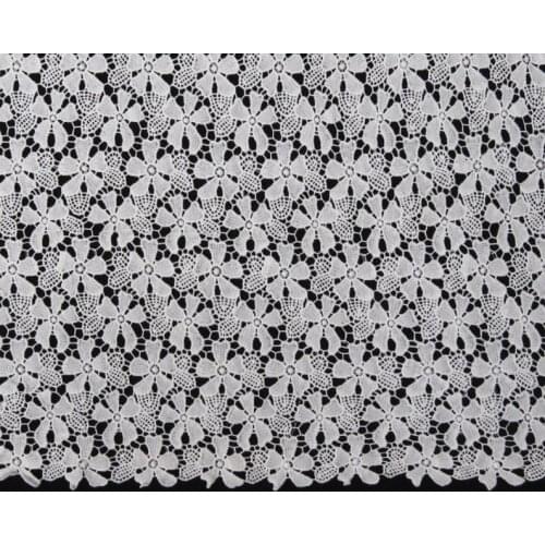 Guipure Lace Fabric Hollowed Out Water Soluble Lace Fabric Wedding Dress Lace Fabric 1 Yard