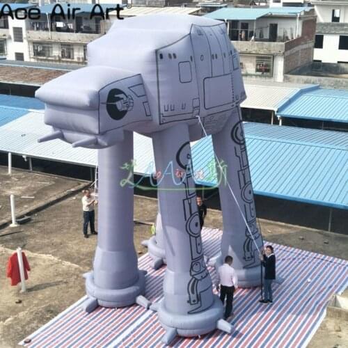 Customizable model balloon inflatable giant alien war machine,7m H advertising alien replica with free blower and shipping