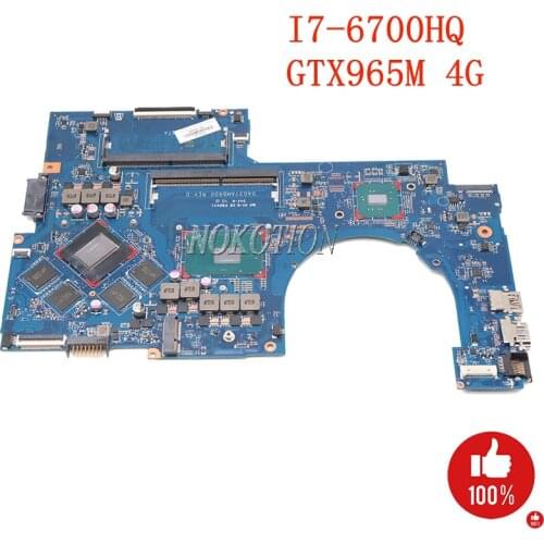 NOKOTION For HP OMEN 17-W 17-T 17-W151NR Laptop motherboard GTX965M 4G I7-6700HQ DAG37AMB8D0 862259-001 862259-601 862259-501