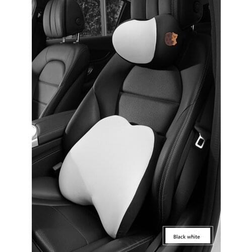 2021 New High Quality Cute Memory Foam Lumbar Pillow Cervical Spine Pillow Car Neck Pillow Headrest