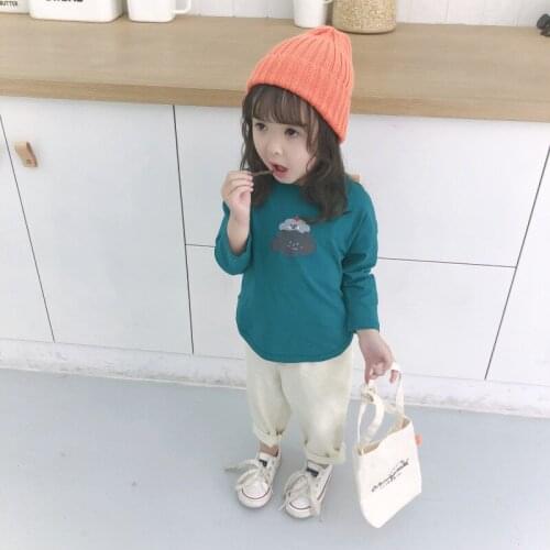 Autumn Girls Shirts Casual Cloud Print Long Sleeves Tops For Girl Kids Clothing Cotton Fashion Toddler Girls Shirts 2 3 4 5 Year