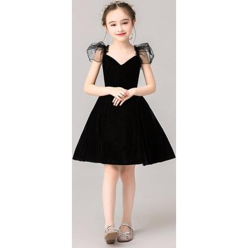 Teenage Girls for Dresses Graduation Ceremony Costume Kids Clothes Ball Gown 4 To 14 Years Children Birthday Party Evening Dress