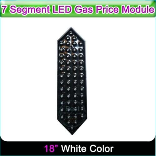 18" White Color Remote Control LED Countdown Display 7 Segment Digita Numbers Module