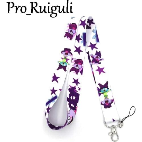 30pcs Chowder Neck Strap Lanyard keychain Mobile Phone Strap ID Badge Holder Rope Key Chain Keyrings cosplay Accessories Gifts