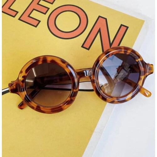 Boy Girl Toddler Kids Sunglasses Retro Leopard Cute Fashion Solid Sun Glasses Anti-UV Jelly Color Kid Eyeglasses Beach Eyewear