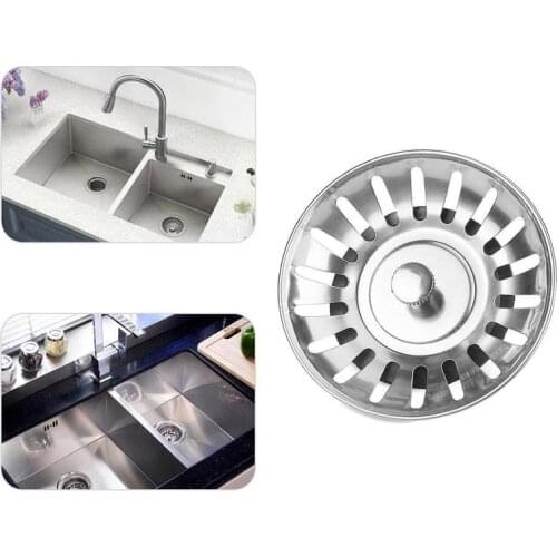 Stainless Steel Floor Drain Kitchen Sink Strainer Stopper Waste Plug Filter Deodorization Type Basin Drain Bathroom Accessories