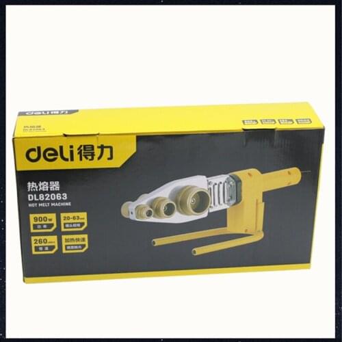 Welding Machine Tool 20-63mm 900W Constant Temperature Fuser PPR, PE, PB Water Pipe Hot Melt Machine DL-82032
