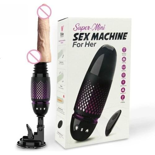 APHRODISIA 7 Modes Telescopic Sex Machine Automatic Female Masturbation Toy , Multiple Vibration Modes And Thrusting Levels