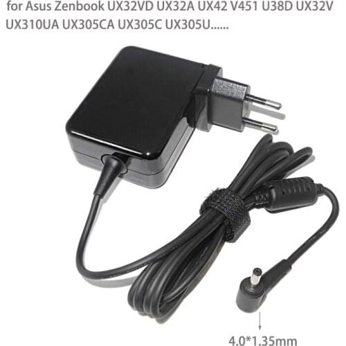 65W Ac Adapter Charger for Asus Vivobook S200 S200E Q200 Q200E Q302LA UX32VD UX32A UX42 U38D UX32V UX303UA