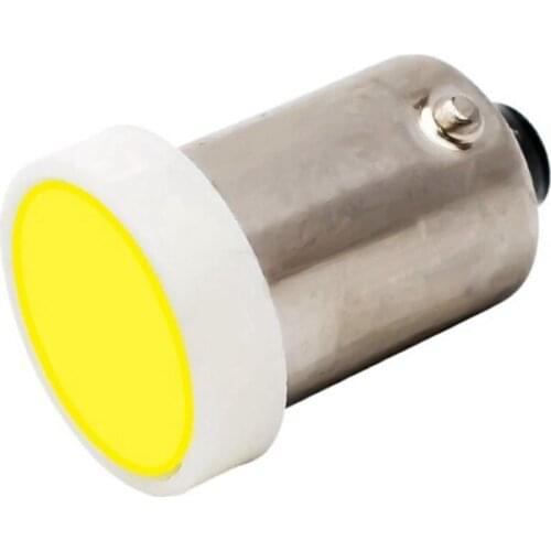 1Pcs BA9S T4W 363 1895 233 COB LED Pure White Car License Plate Light Bulb Auto Interior Reading Dome Lamp Marker Light DC12V