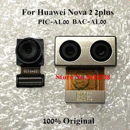 100% Original Back Camera Flex cable For Huawei Nova 2 PIC-AL00 Nova 2 plus BAC-AL00 Rear Front Camera connector module parts