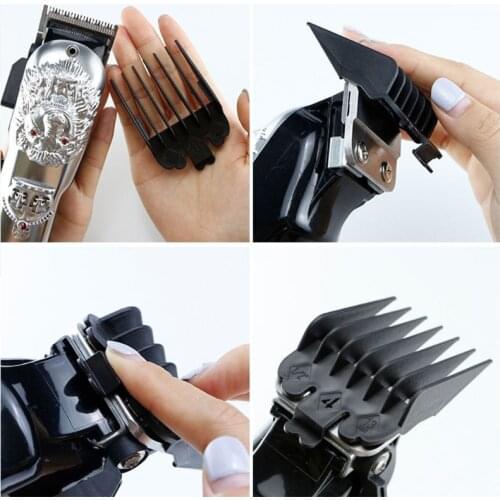 2pcs 1.5mm 4.5mm Barber Shop Styling Guide Comb Hair Trimmer Clipper