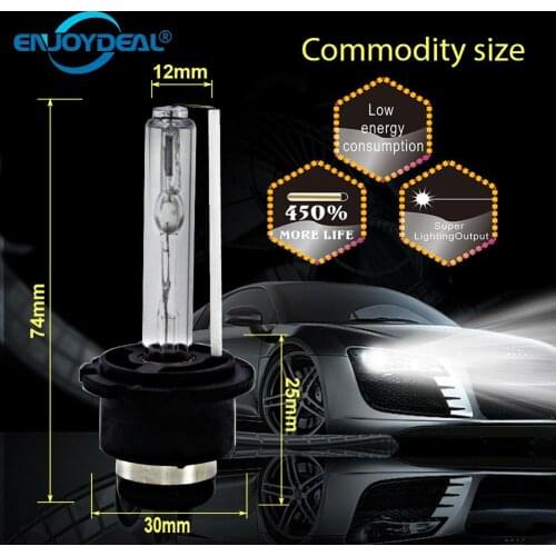 2pcs/set 35W Auto D2S/ D2C Xenon HID Replacement Bulb 12V C ar motorbikes Headlights Light Source Headlight Fog Lamp Bulb