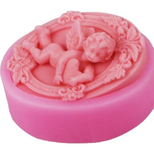 3D Craft Angel Baby Silicone Molds DIY Party Cupcake Fondant Cake Decorating Tools Candy Clay Chocolate Moulds