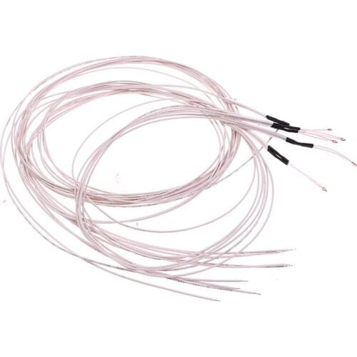 5Pcs 100K Ohm NTC 3950 Thermistors Sensors With Cable Reprap Mend Part Temperature Accessories For 3D Printers Parts