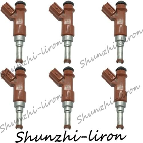 6pcs Fuel Injectors for Toyota Camry Avalon Highlander RAV4 3.5 2GR engine 23250-31050 23209-31050 23250-0P040 23209-0P040