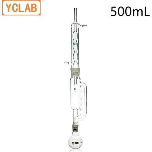 YCLAB 500mL Extraction Apparatus with Bulbed Condenser and Ground Glass Joints Laboratory Chemistry Equipment