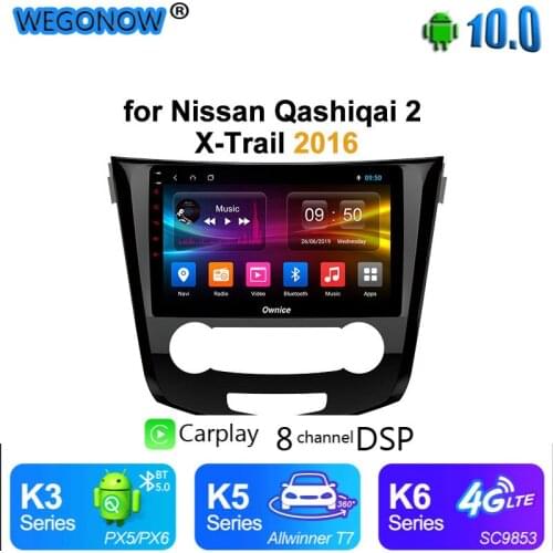 Ownice carplay Android 10 4G RAM 64G Octa Core 2 din auto car radio DVD Player for Nissan Qashiqai 2 X-Trail 2016 automagnitol
