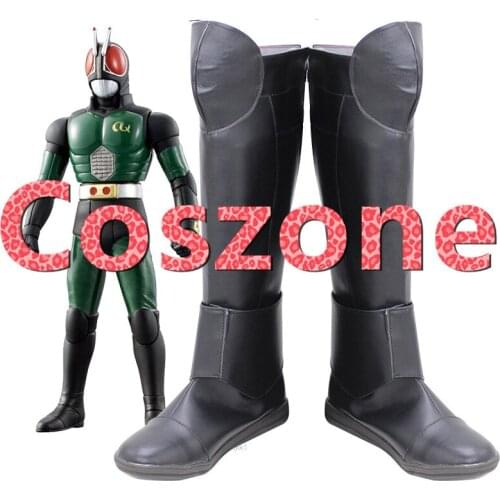 Masked Rider Kamen Rider Black RX Cosplay Shoes Boots Halloween Carnival Cosplay Costume Accessory