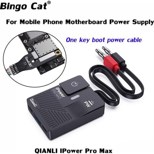 Qianli iPower Pro Max Power Supply Test Cable DC Power Control Battery Data Simulation For iPhone 6 to 11 Pro Max Repair Tools