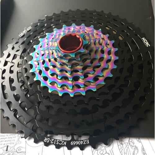 KCNC Cassette 12-speed MTB 9-52 Teeth Freewheel Cassette for SRAM XX1 Eagle XD XDR 12S Black color