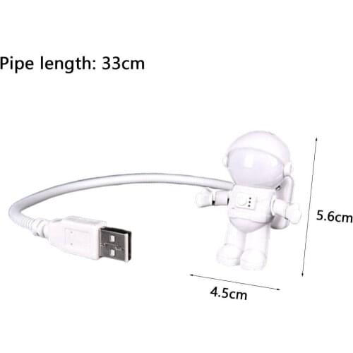 Astronaut LED Night Lights Astros USB Night Lights Creative USB Lights Lamps Computer Table Book Q1E6