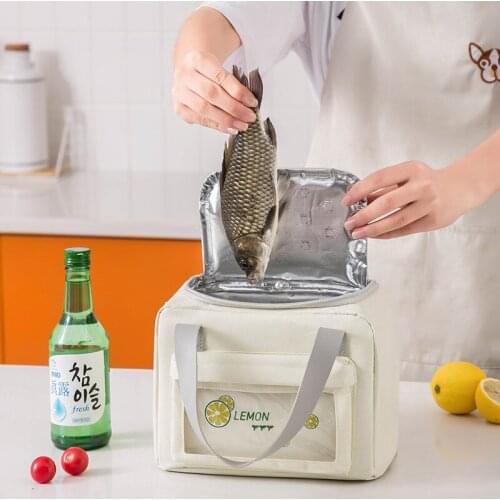 New Oxford Cloth Lunch Bag Portable Insulation Bag Meal Bag Lunch Bags for Women Large Outdoor Picnic Bag Ice Bag