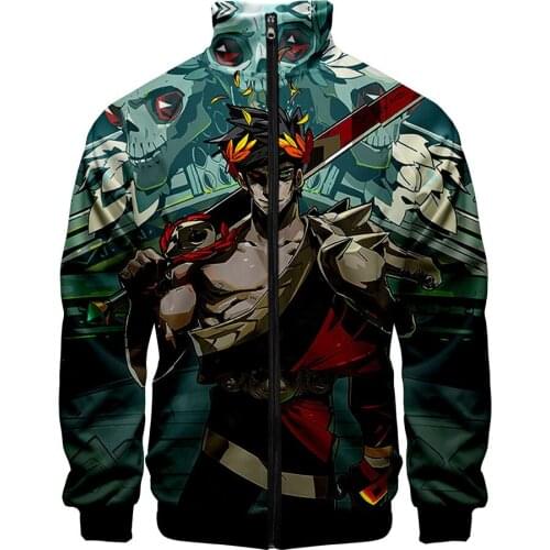 2020 New 3D Print Hades Fashion Men Women Zipper Hoodies Jackets Long Sleeve Autumn Winter Harajuku Sweatshirt
