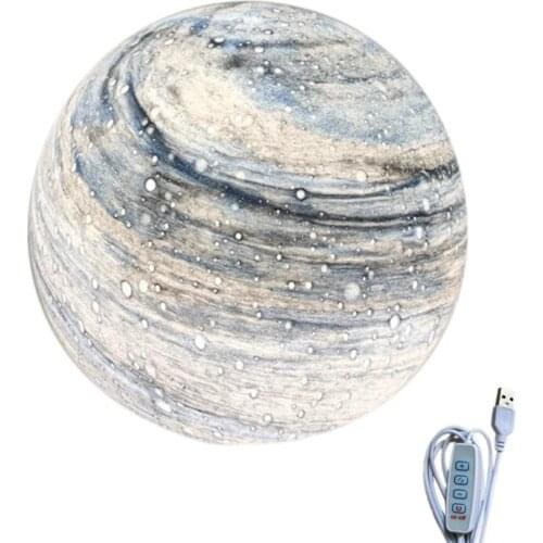 2021 New USB Night Light Moon Creative Birthday Gift Starry Sky Bedside Bedroom Saturn